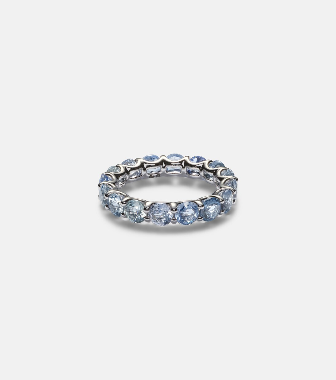 Anello Pastello in oro bianco 18kt con zaffiri | Mytheresa (IT)