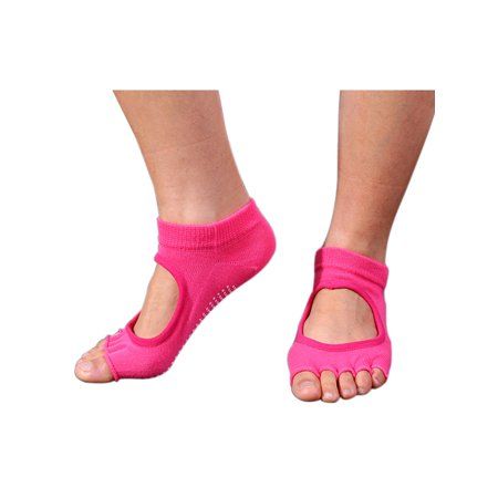 Five Toes Exercise Yoga Non-slip Pilates Socks (Rosy) | Walmart (US)