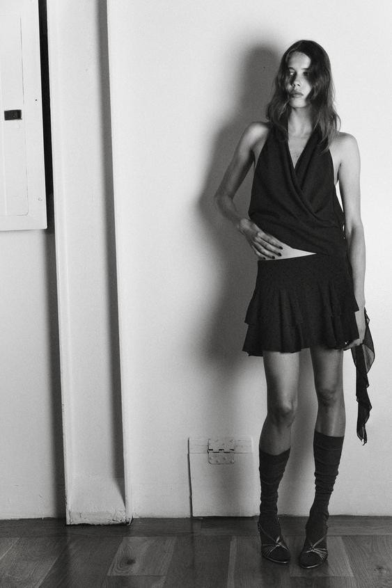 RUFFLE SKORT | Zara US