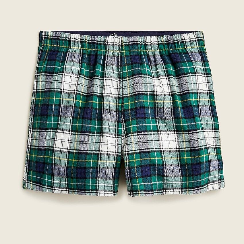 Flannel boxers in plaid | J.Crew US