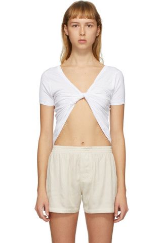 SSENSE Exclusive White 'Le T-Shirt Sprezza' T-Shirt | SSENSE