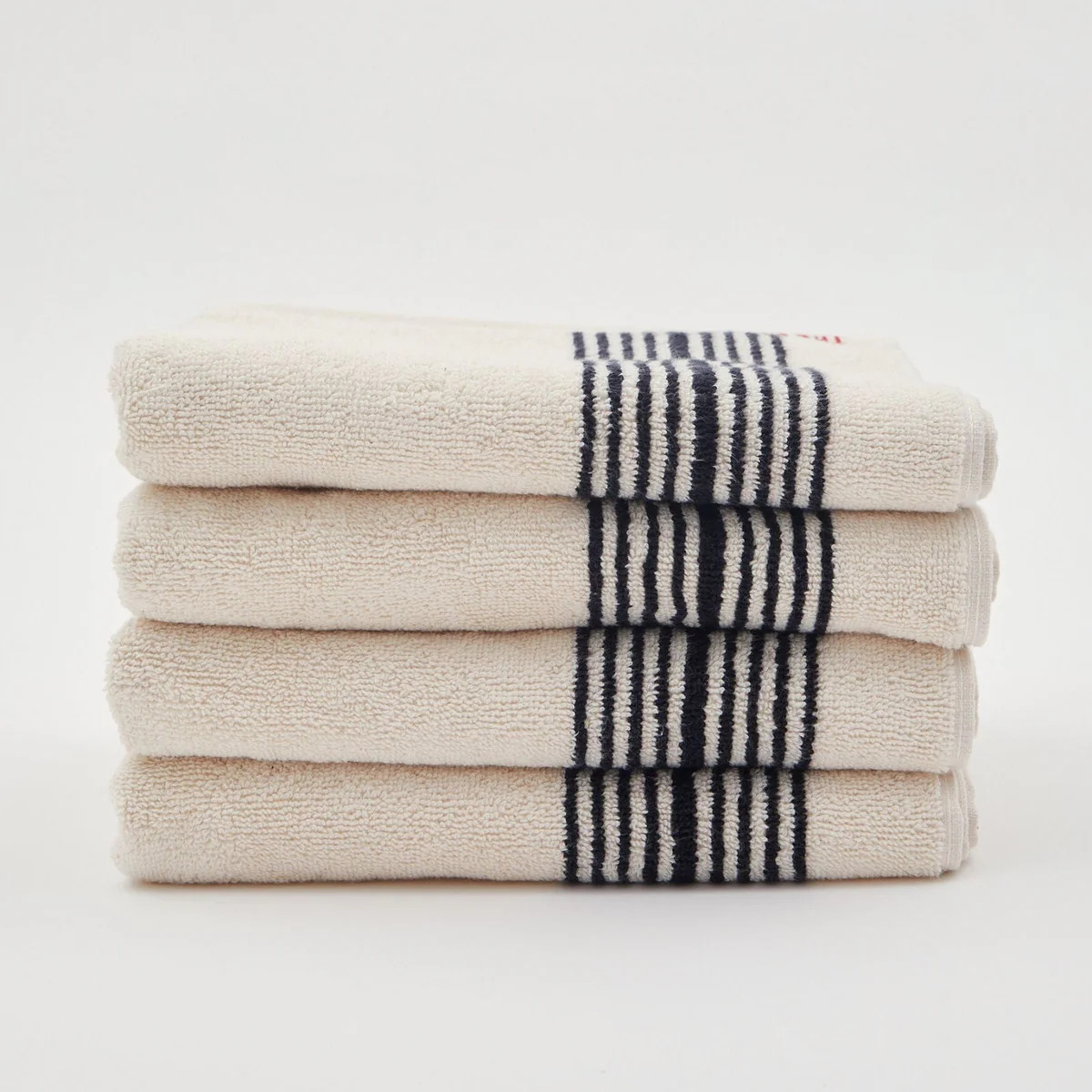 Melika Turkish Cotton Striped Terry Towel | The Loomia