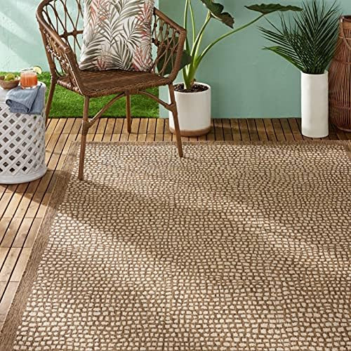 Home Dynamix Tommy Bahama Marlin Indoor/Outdoor Area Rug, Brown, 5'3"x7'3" Rectangle | Amazon (US)