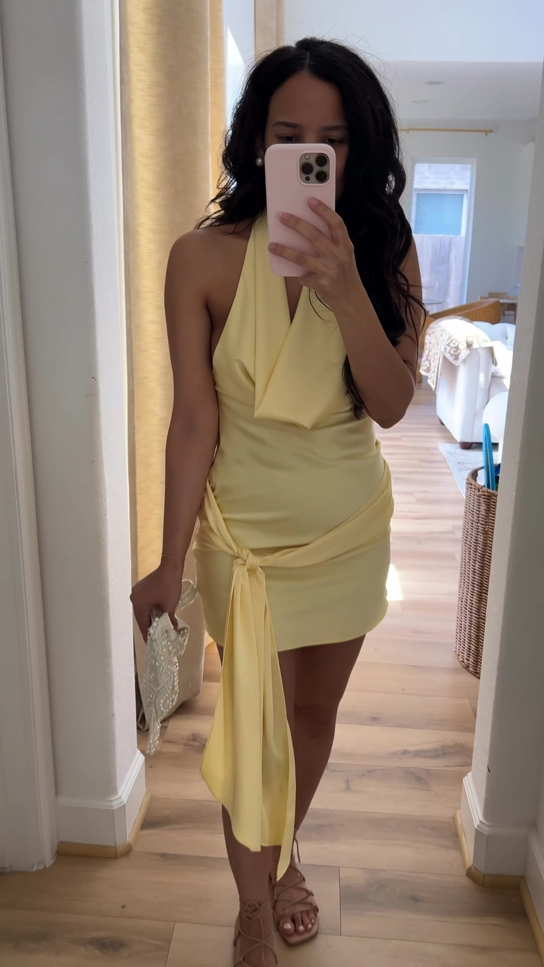 Zara new arrivals, satin dress, butter yellow, lace trim skirt

#LTKgrwm #LTKootd