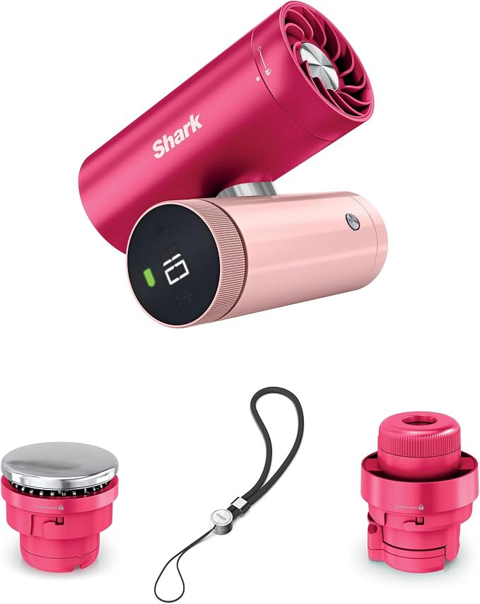 Shark ChillPill 3-in-1 Fan, Mist and Cooling Plate, Dragon Fruit, FA022PK | Amazon (US)