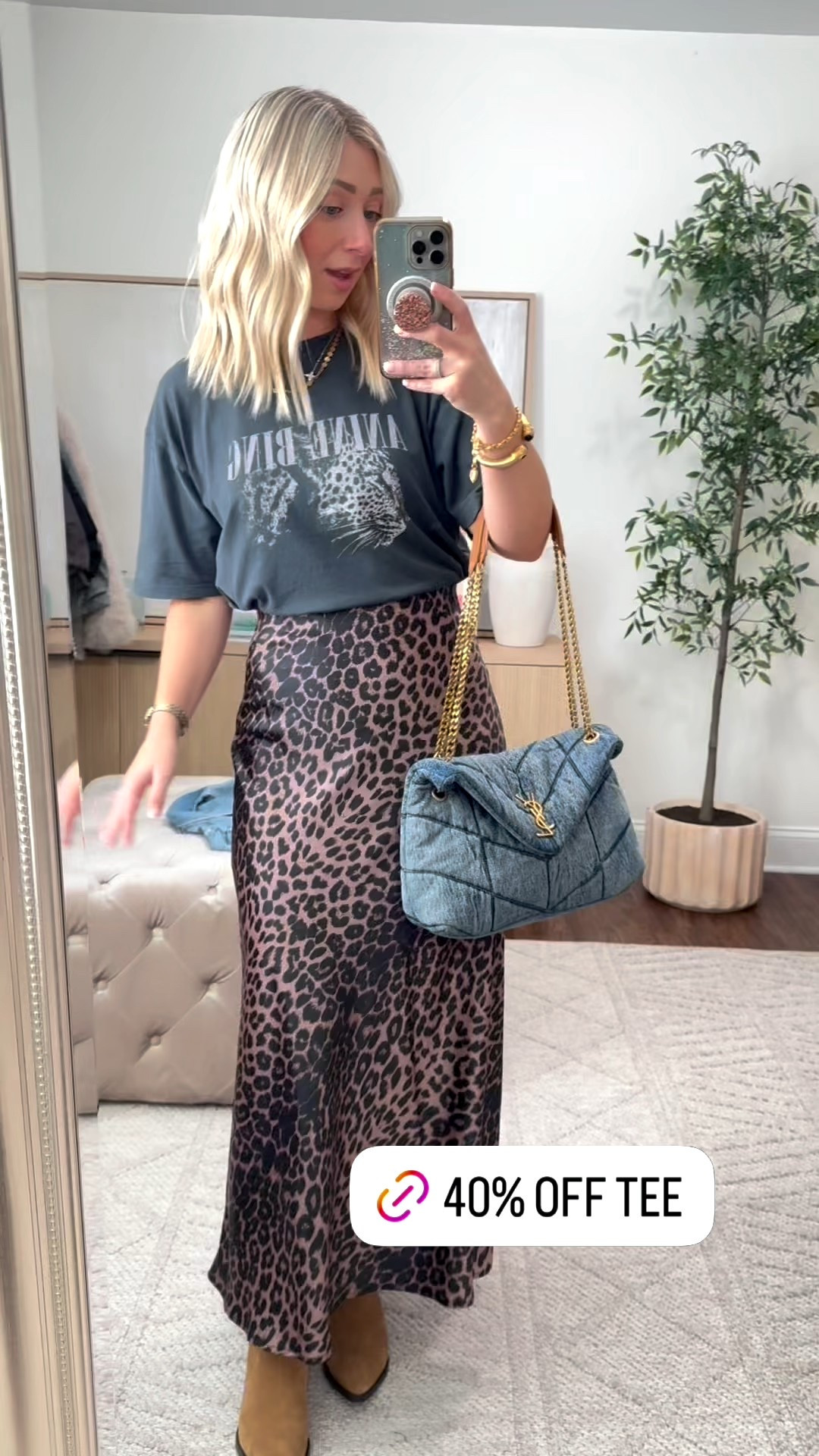 My favorite leopard tee is 40% OFF! Size small in tee + skirt!

Anine Bing, graphic tees, date night outfits 

#LTKFindsUnder100 #LTKSaleAlert #LTKPetite