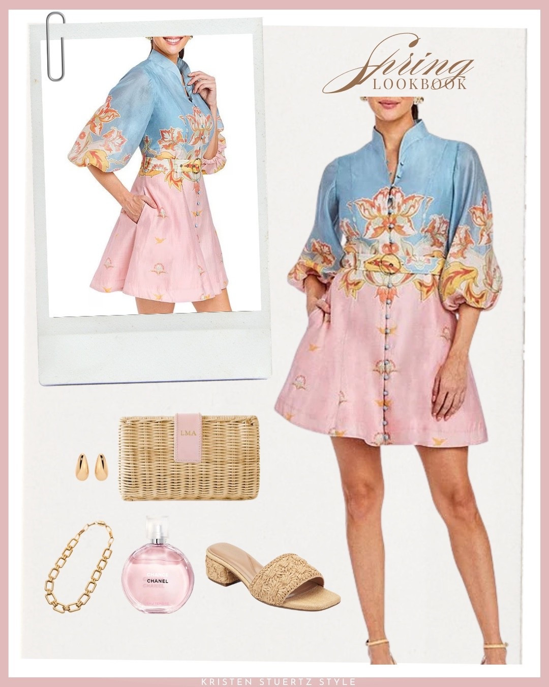 A luxe looking mini dress for spring! This linen blue and pink mini dress by Mestiza New York is paired with a wicker clutch by Mark & Graham, Easy Spirit raffia mules, Frances Valentine necklace and gold teardrop earrings by Shashi.


@ltk  @Dillards Inc. 

#date night outfits #spring outfits 2026 #spring dresses #easter dress women #vacation outfits beach #ltkshoecrush

#LTKOver40 #LTKootd #LTKTall
