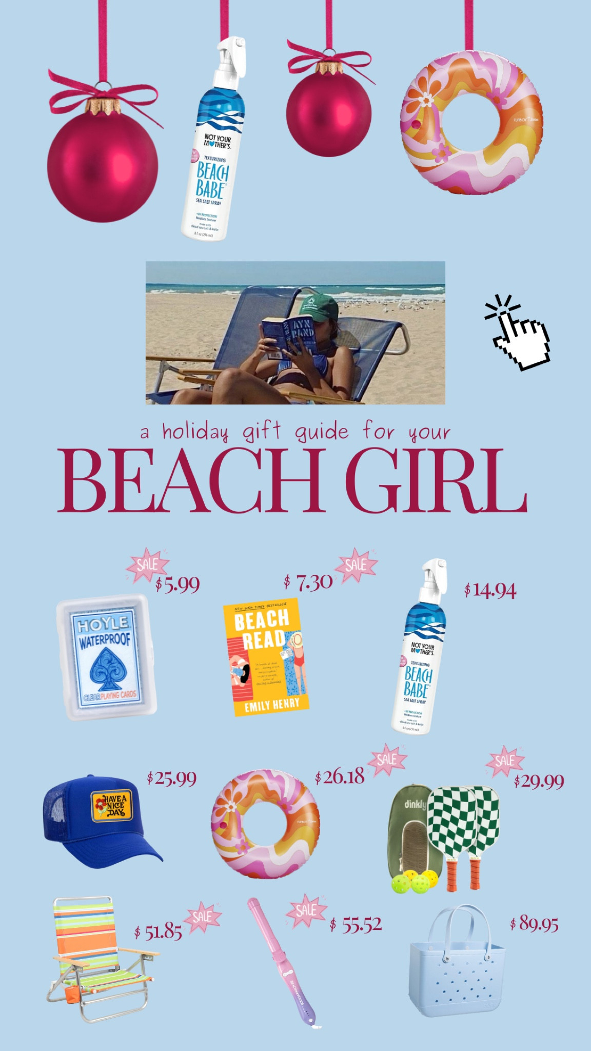 🏄🏼‍♀️🎄🎁🎀 holiday gift guide for your beach girl | gifts for her | christmas wish list | gift ideas | stocking stuffers

#LTKSeasonal #LTKtravel #LTKsalealert
