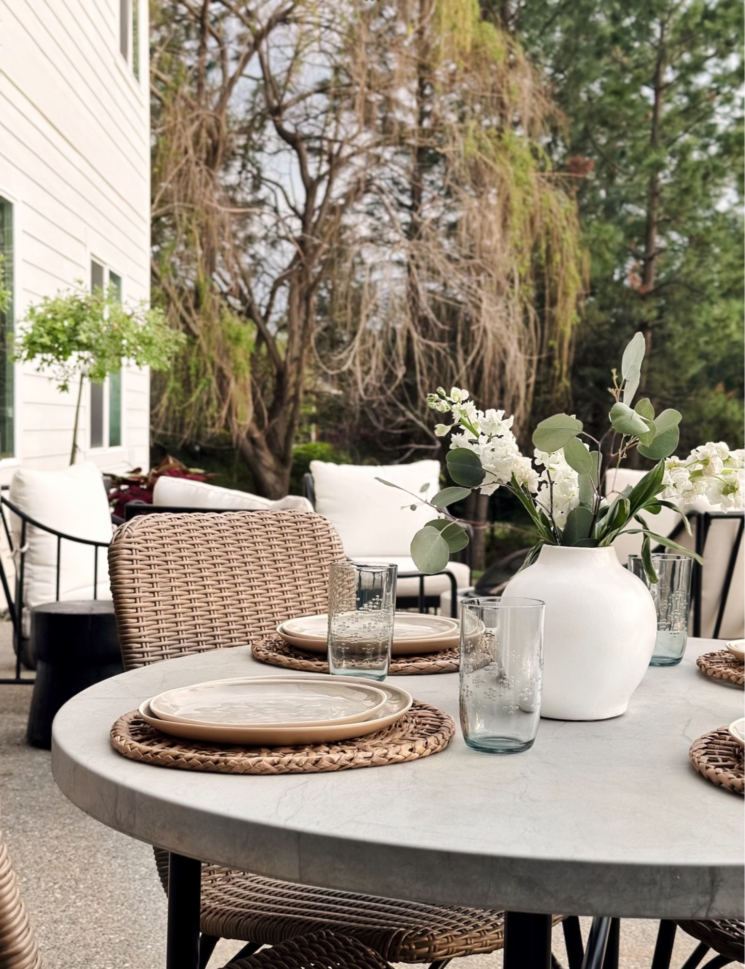 Our Back Patio

Patio, Patio Season, In My Home, Organic Modern, Dining Al Fresco, Outdoor Dining, Outdoor Decor, Dining Table, TablewareC Target, Target Finds, Threshold, Threshold Studio McGee, Placemats, Plates, Vase, Planters, Outdoor Chat Set, Walmart, Walmart Home, Pottery Barn, Fluted Planter

#LTKstyletip #LTKhome #LTKFind