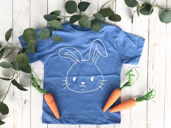 Easter Bunny Shirt Kids Easter Shirt Kids Bunny Shirt | Etsy | Etsy (US)