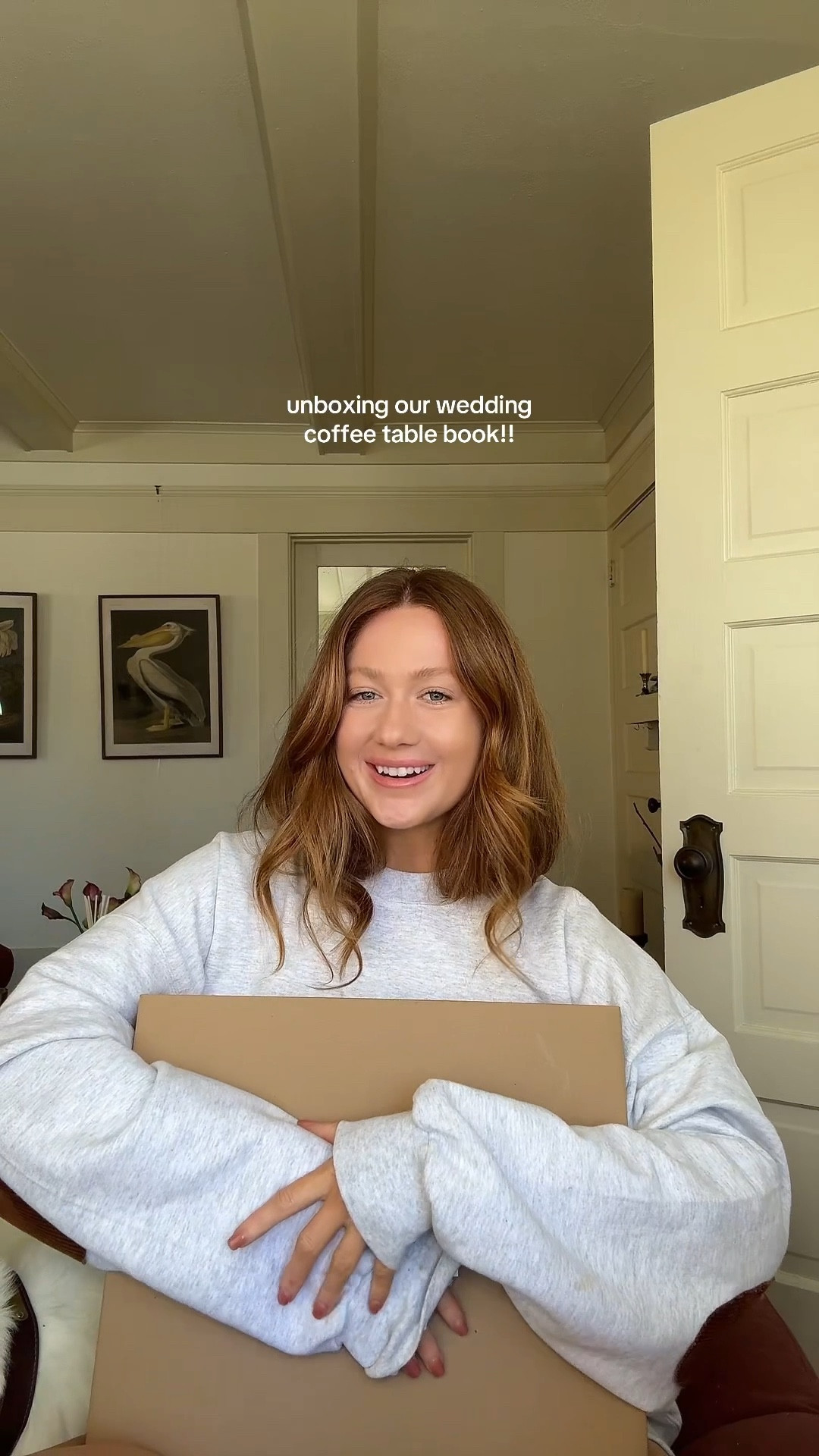 Unboxing our wedding coffee table book, I’m linking the exact book we go here!! BUT for a discount, go to the link in my IG bio or my ‘links’ highlight and that link automatically has a 40% off discount attached to it!! 