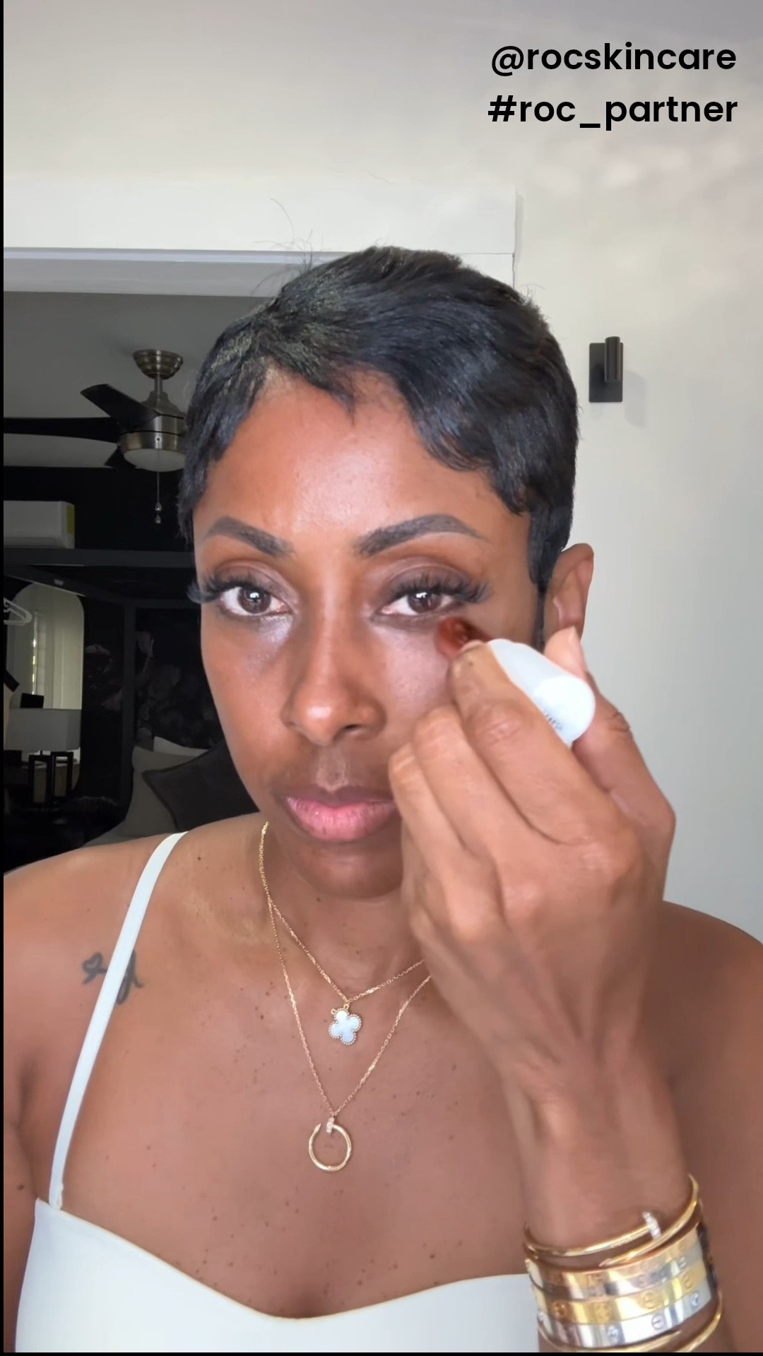 I’ve been using the RoC Revive + Glow Eye Balm before my concealer, and I love how much smoother my under-eyes look. It instantly brightens, helps reduce the look of puffiness, and gives my concealer a much smoother finish with less creasing.

If dark circles are something you’re always trying to hide, this might be the step your routine is missing.

@Roc Skincare #roc_partner #skincare