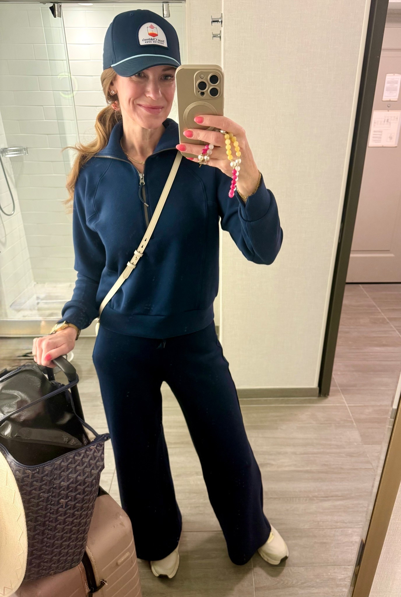 Early morning flight definitely calls for my favorite comfy @Spanx air essentials set! I’m in a small regular. So soft but looks cute! 

#LTKTravel #LTKOver40 #LTKootd