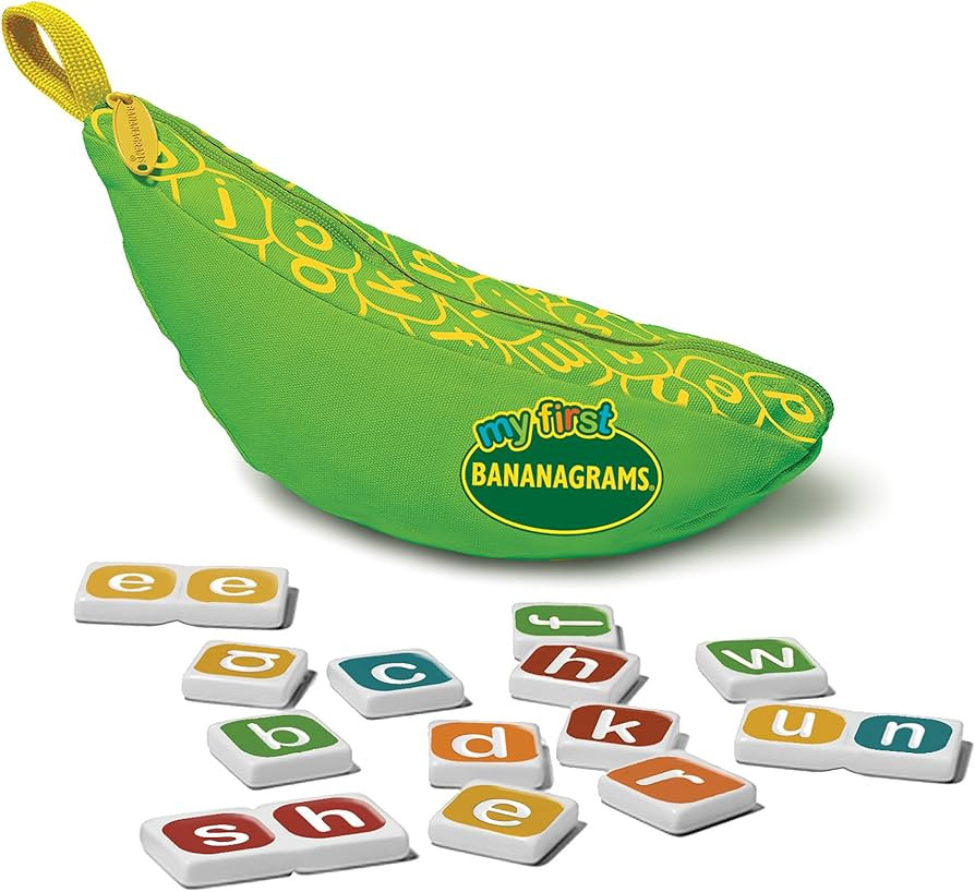 My First Bananagrams: Multi-Award Winning Kids Spelling Board Game For Ages 4+ | Amazon (US)