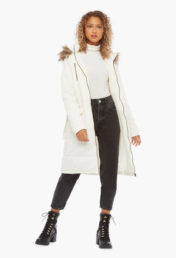 Long Puffer Coat | JustFab