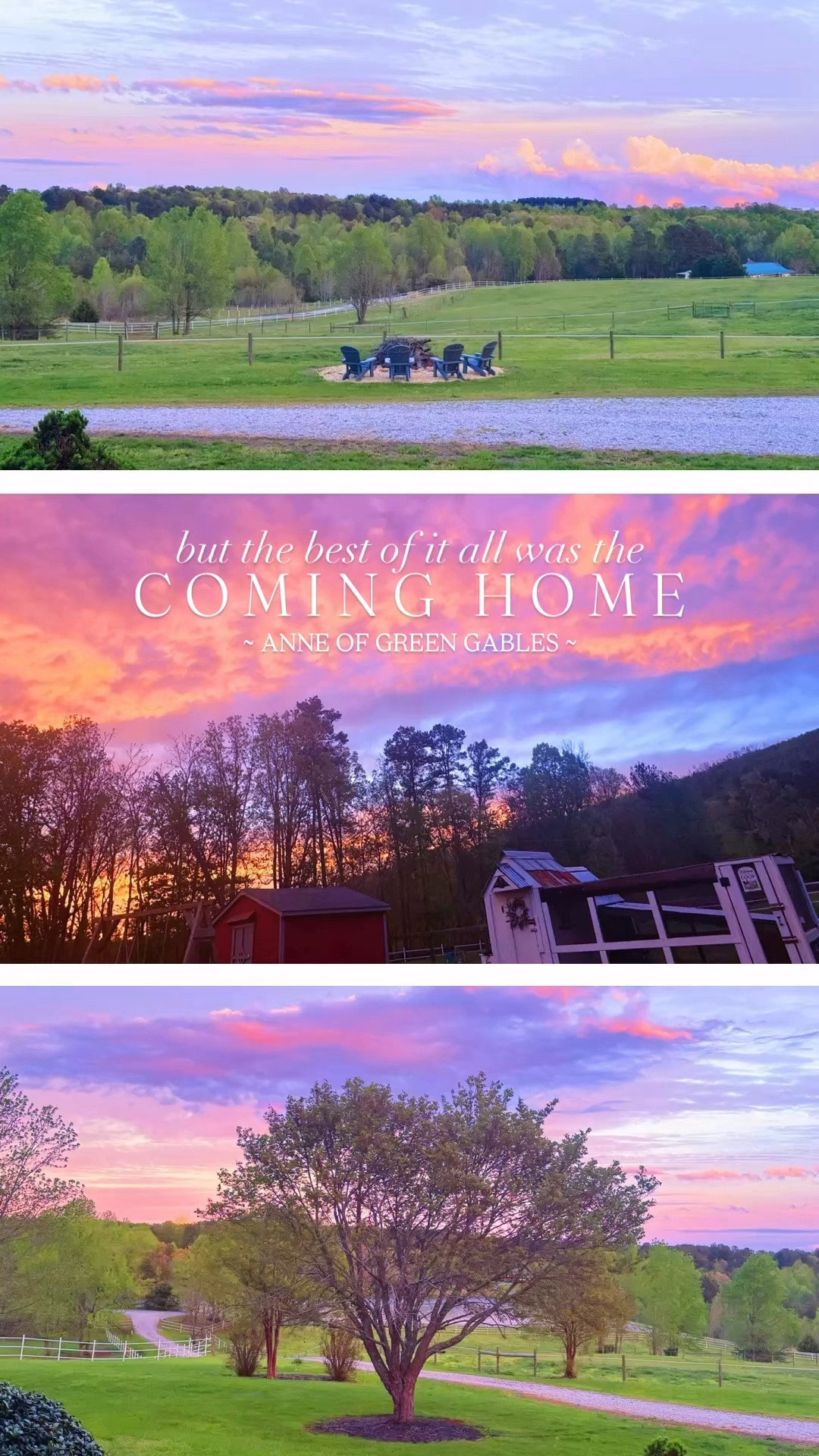 Came back home 🏡 to the dreamiest Easter 🐣 clouds 💗☁️🩵& sunset 🌅🌞 here on the farm 🚜🐓🌾 last night 🛻 and it truly felt like a dream!! 💭 All of the trees 🌳 coming back to life for the spring 🌸 and my favorite time of year is here!! ☀️ Oh what an absolute dream come true and gift from God ✝️ this place is… immeasurably more (!!) than we could’ve asked, dreamed, or imagined! 💫 Thank you, Jesus!! 🧺🌼 #thebestofallwascominghome #eastersunset #firstspringonthefarm #thankyoujesus #immeasurablymore

#LTKHome