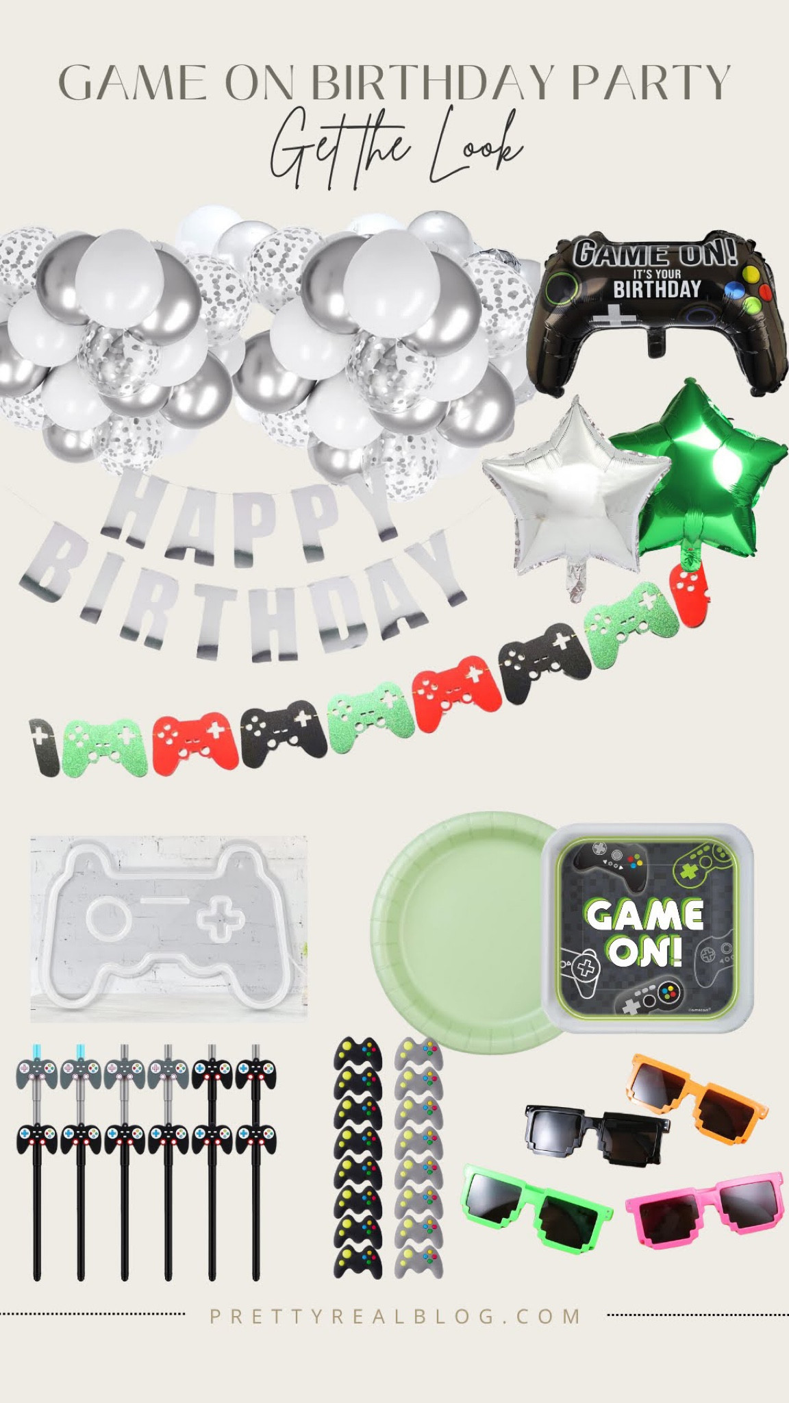 Cutest gaming party supplies! Game on birthday party, video game birthday party theme 

#LTKParties #LTKKids #LTKFamily