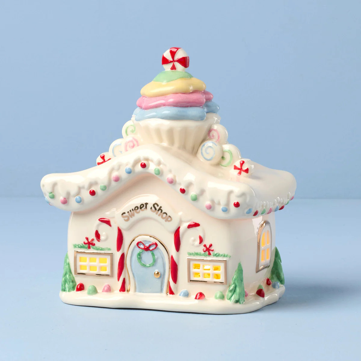 Who-Ville Sweet Shop Lit Figurine | Lenox
