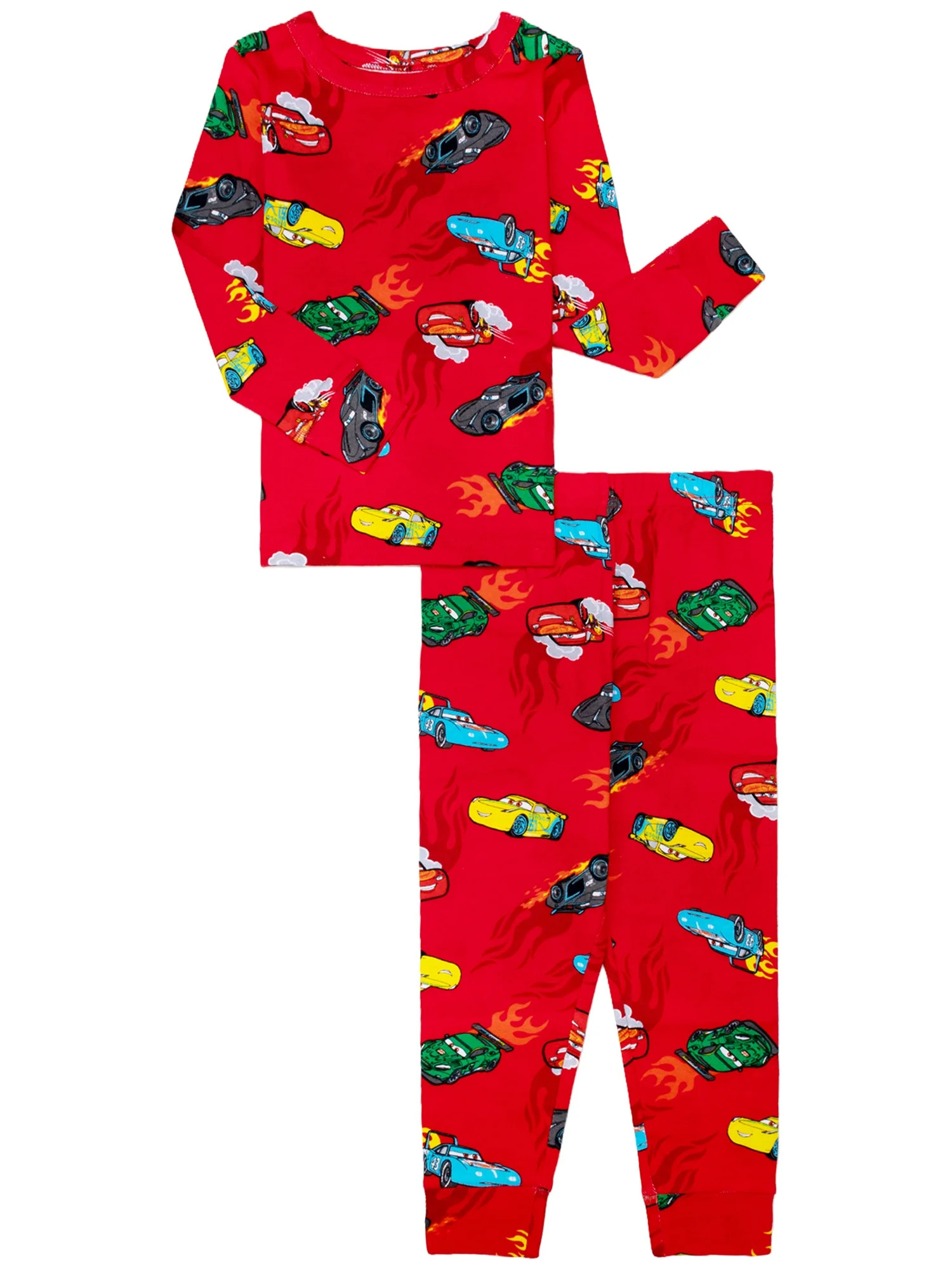Character Toddler Long Sleeve Shirt and Pants Pajama Set, 2-Piece, Sizes 12M-5T | Walmart (US)