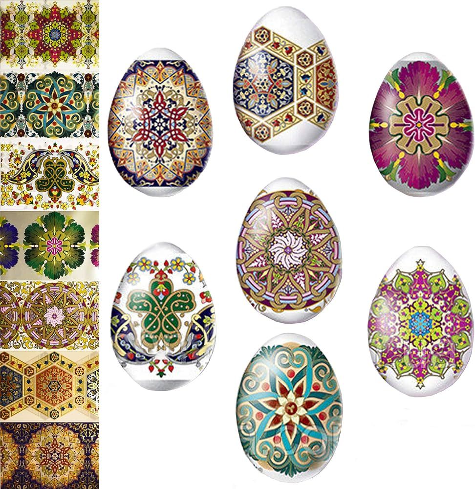 Diximus Thermo Heat Shrink Sleeve Decoration Easter Egg Wraps Pysanka Pysanky Patterns | Amazon (CA)