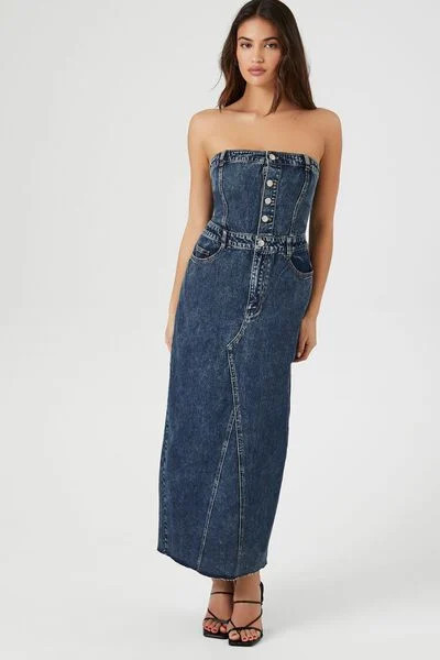 Color:MEDIUM DENIM | Forever 21
