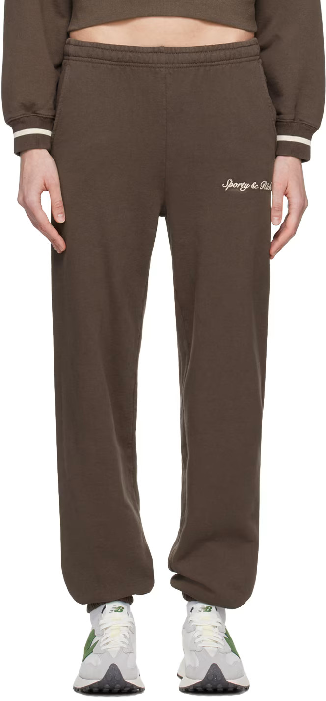 Brown Syracuse Sweatpants | SSENSE