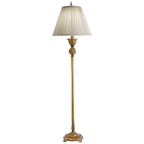 Stiffel Wilson 64" Traditional Antique Brass Finish Metal Floor Lamp | Lamps Plus