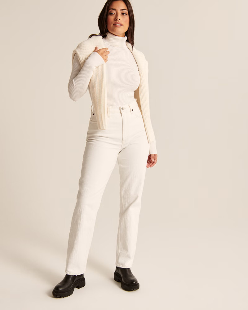 Women's Slim Turtleneck Sweater | Women's Tops | Abercrombie.com | Abercrombie & Fitch (US)