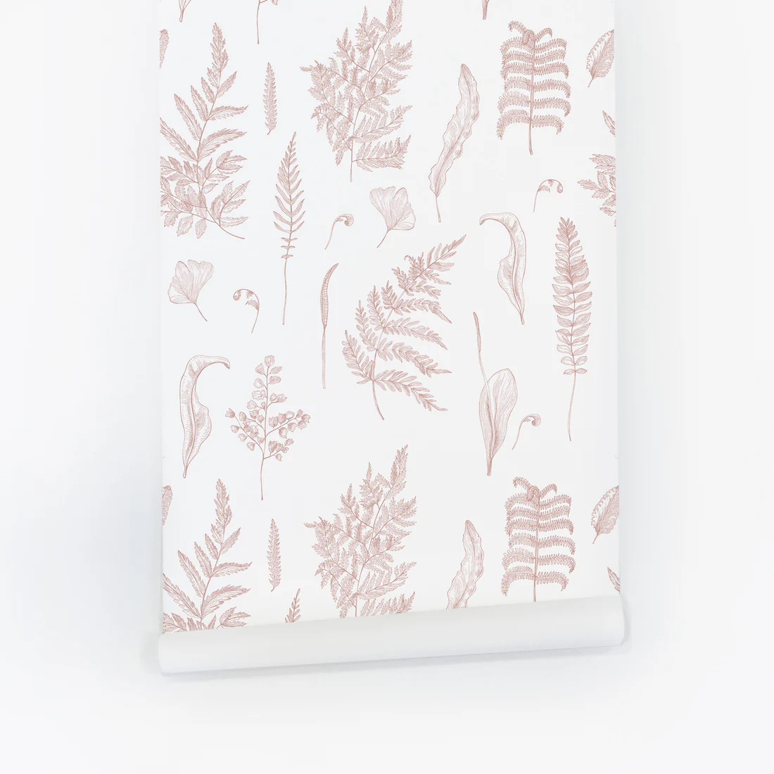 Clay Fern Design Wallpaper | Livettes Wallpaper