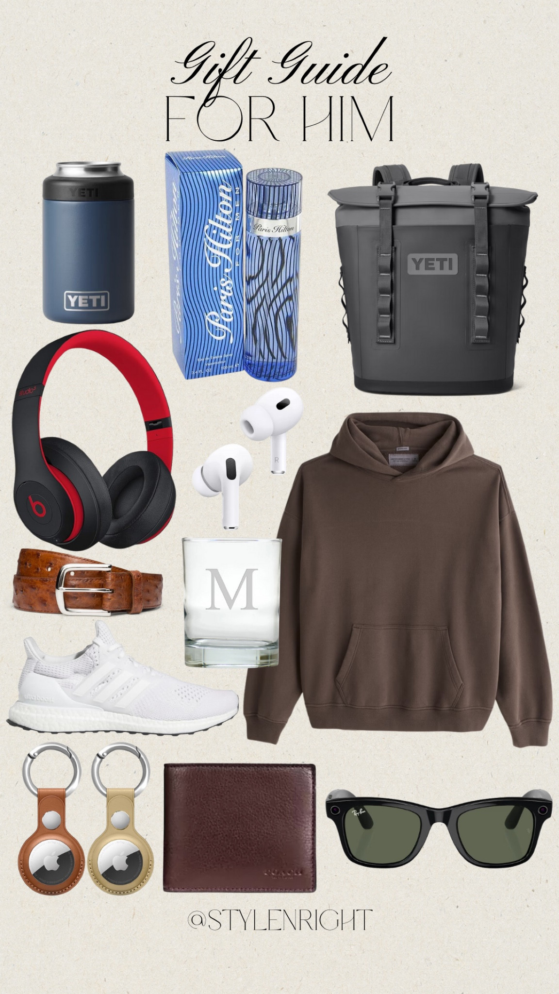 Gift Guide for him!

Husband gifts, gifts for him, presents, holiday, gifts, gift idea, gift inspo, holiday gift guide, gift guide inspo, yeti, cooler, AirPods, drink ware, beats headphones, adidas shoes



#LTKHoliday #LTKGiftGuide #LTKMens