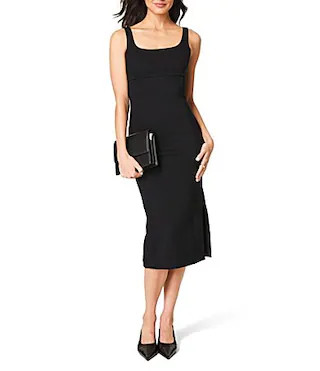Spanx SPANXshape� Ponte Midi Tank Dress - S | Dillard's