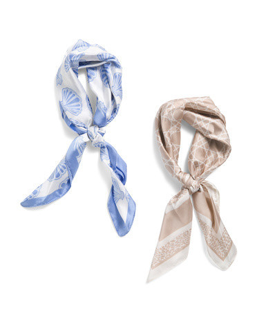2pk Square Scarves for Women | Polyester | Marshalls