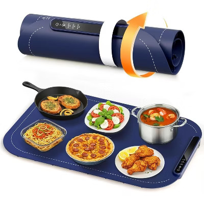 Electric Food Warming Mat – Fast, full-surface heating, 3 temperature settings, roll-up for por... | Target