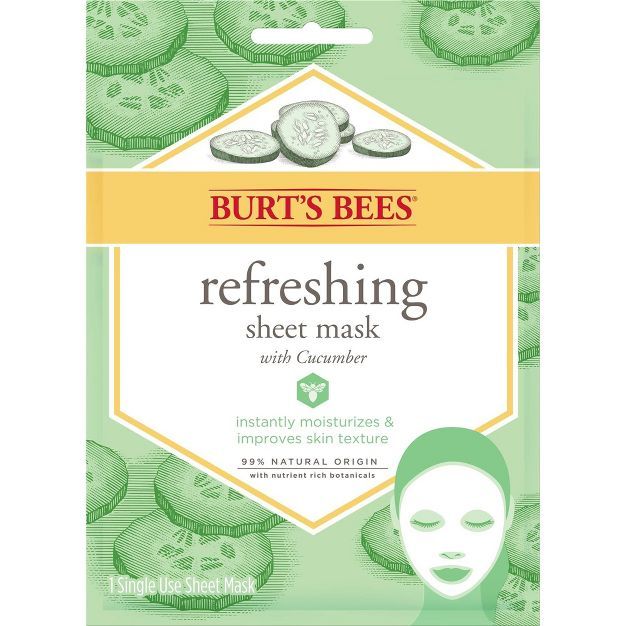 Burt's Bees Refreshing Sheet Mask - 1ct | Target