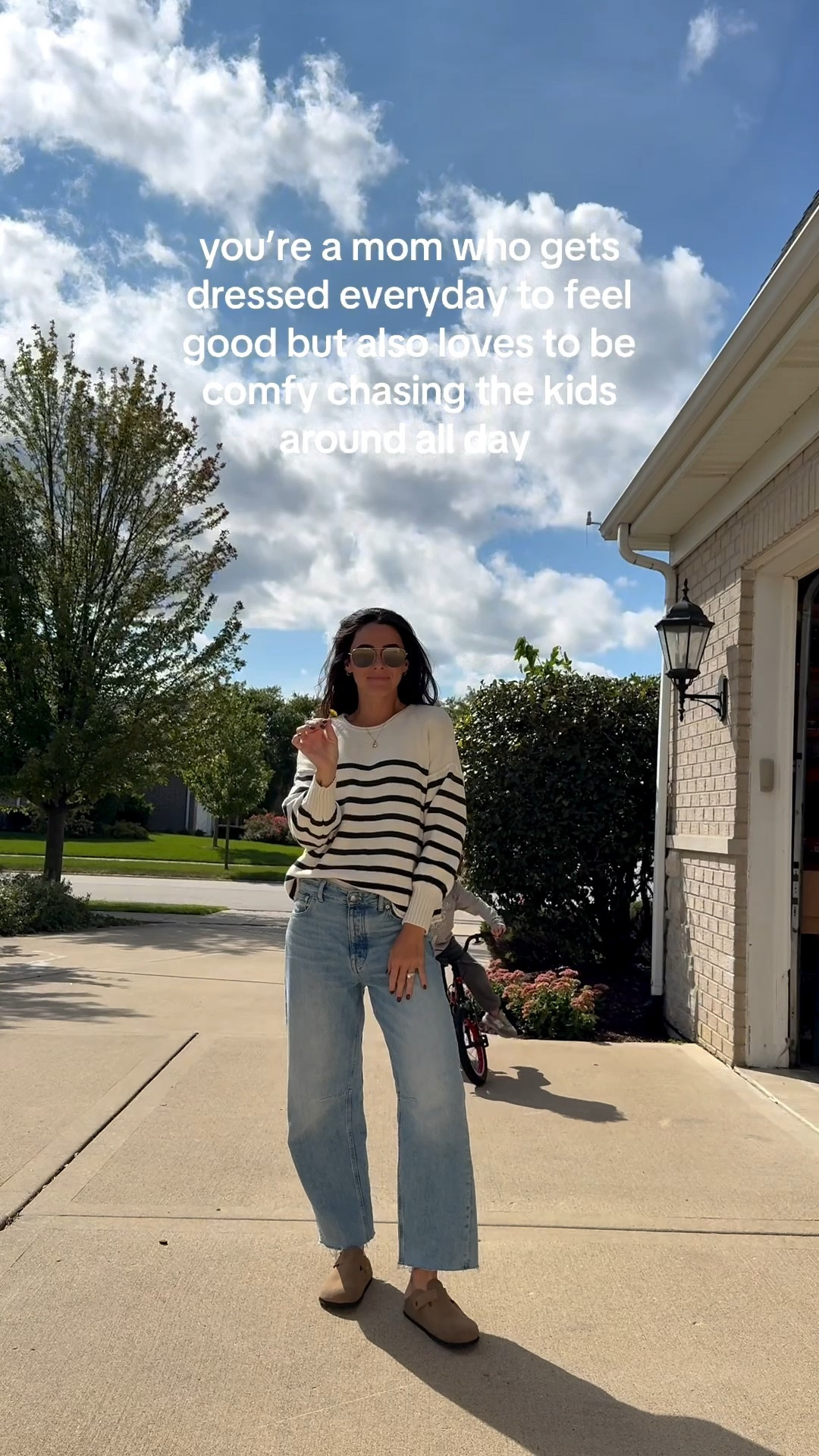 Obsessed with these barrel leg jeans!! They run big imo, I’d size down one!

Madewell, Birkenstock, barrel leg, fall ootd, fall outfit inspo, mom outfit 

#LTKStyleTip #LTKSeasonal