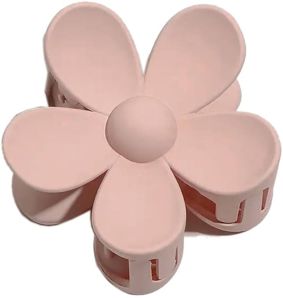 Cute Flower Claw Clip Hair Clips for Women.Non-slip Matte Large Claw Clips for Thick Hair,Medium ... | Amazon (US)