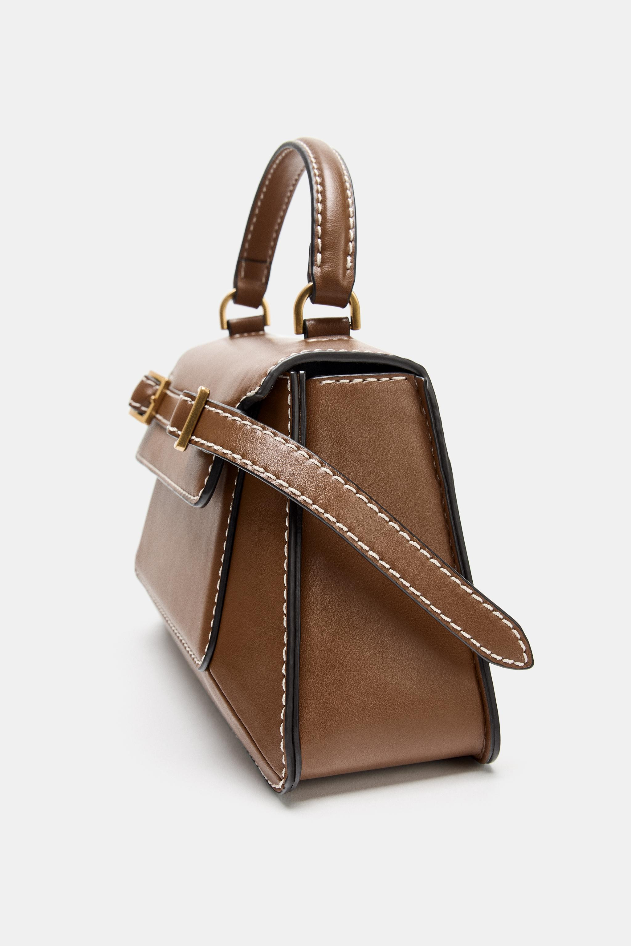 CITY BAG WITH BUCKLES | Zara UK