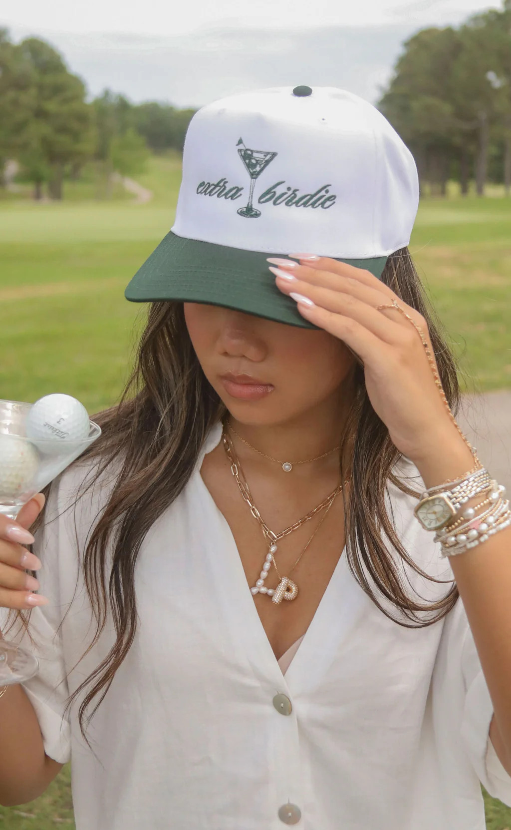 friday + saturday: extra birdie two tone hat | RIFFRAFF