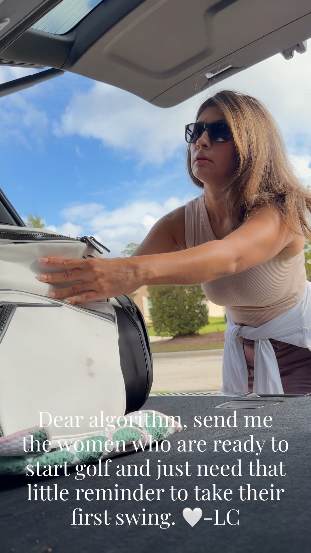 Headed to my golf lesson. Wearing FP Movement top in M/L and Travis Mathew skirt in a medium

#LTKActive #LTKootd