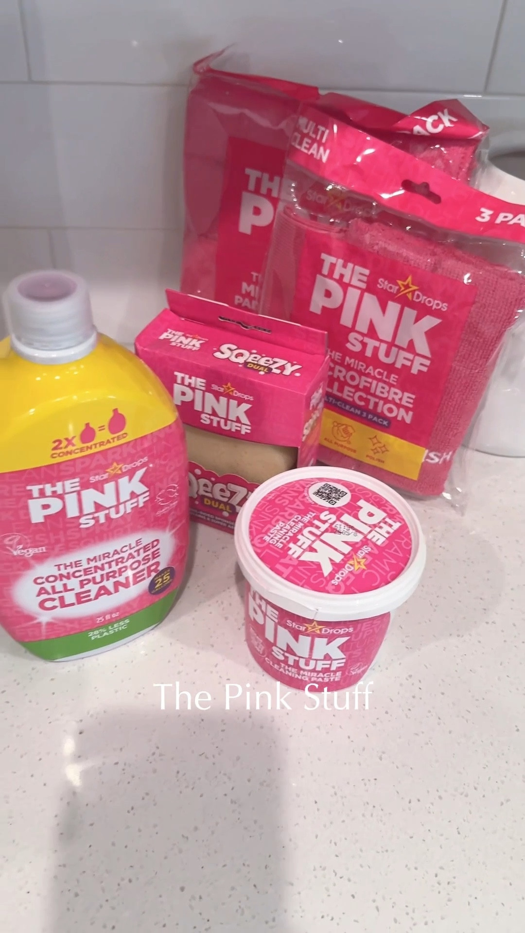🎀 Haven't you tried The Pink Stuff yet?
This miracle cleaner is concentrated, vegan, and cruelty-free.
✨ Makes up to 25 gallons
✨ Cleans all types of surfaces
✨ Leaves everything shiny and smelling fresh 💖

Perfect for leaving your kitchen, bathroom, and floors looking brand new!
#ThePinkStuff #DeepCleaning #CleanTok #ViralCleaningProduct #EasyCleaning #EcoFriendlyCleaning #AllPurposeCleaner 

#LTKSummerEdit #LTKHome #LTKFamily