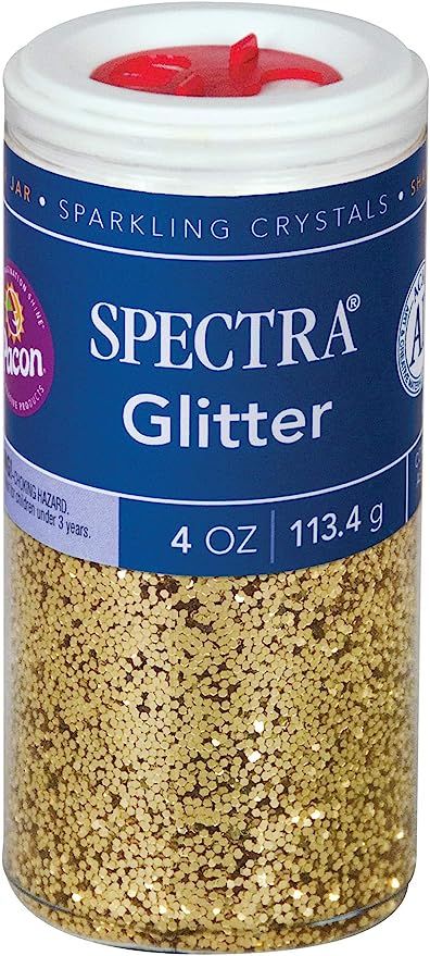 Pacon Spectra Glitter Sparkling Crystals, Gold, 4-Ounce Jar (91680) | Amazon (US)