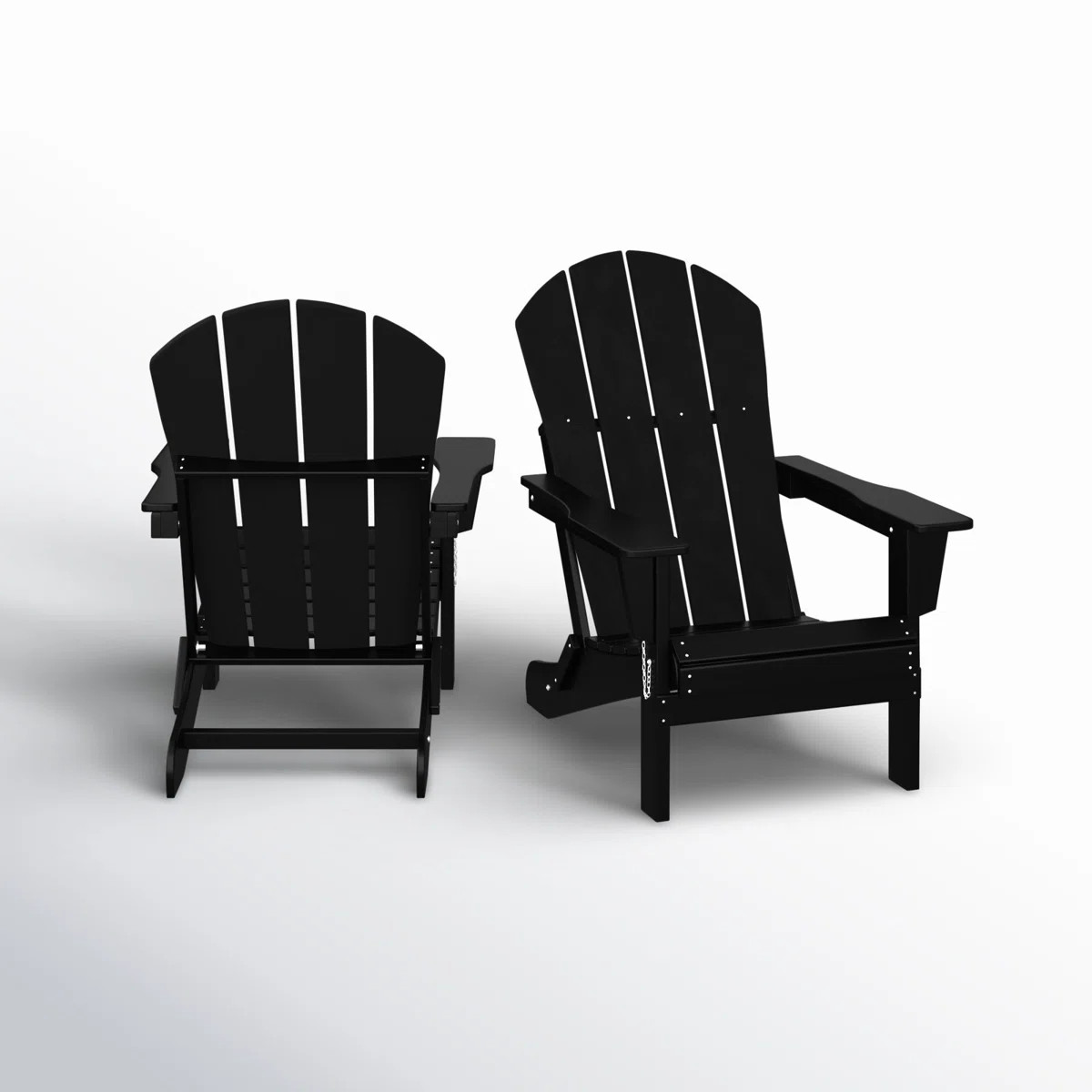 Laguna Foldable Outdoor Adirondack Set (Set of 2) | Wayfair North America