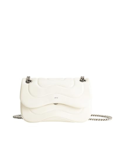 JW PEI Women's Tina Quilted Chain Crossbody - Ivory | Amazon (US)