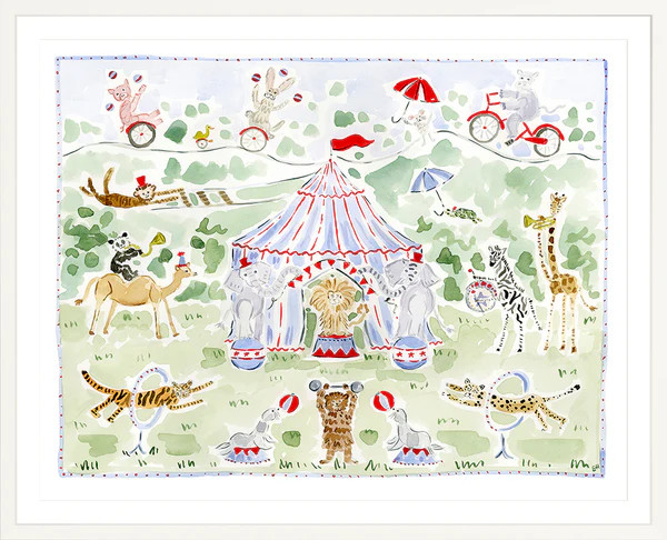 The "Henson Animals Circus" Fine Art Print | Evelyn Henson