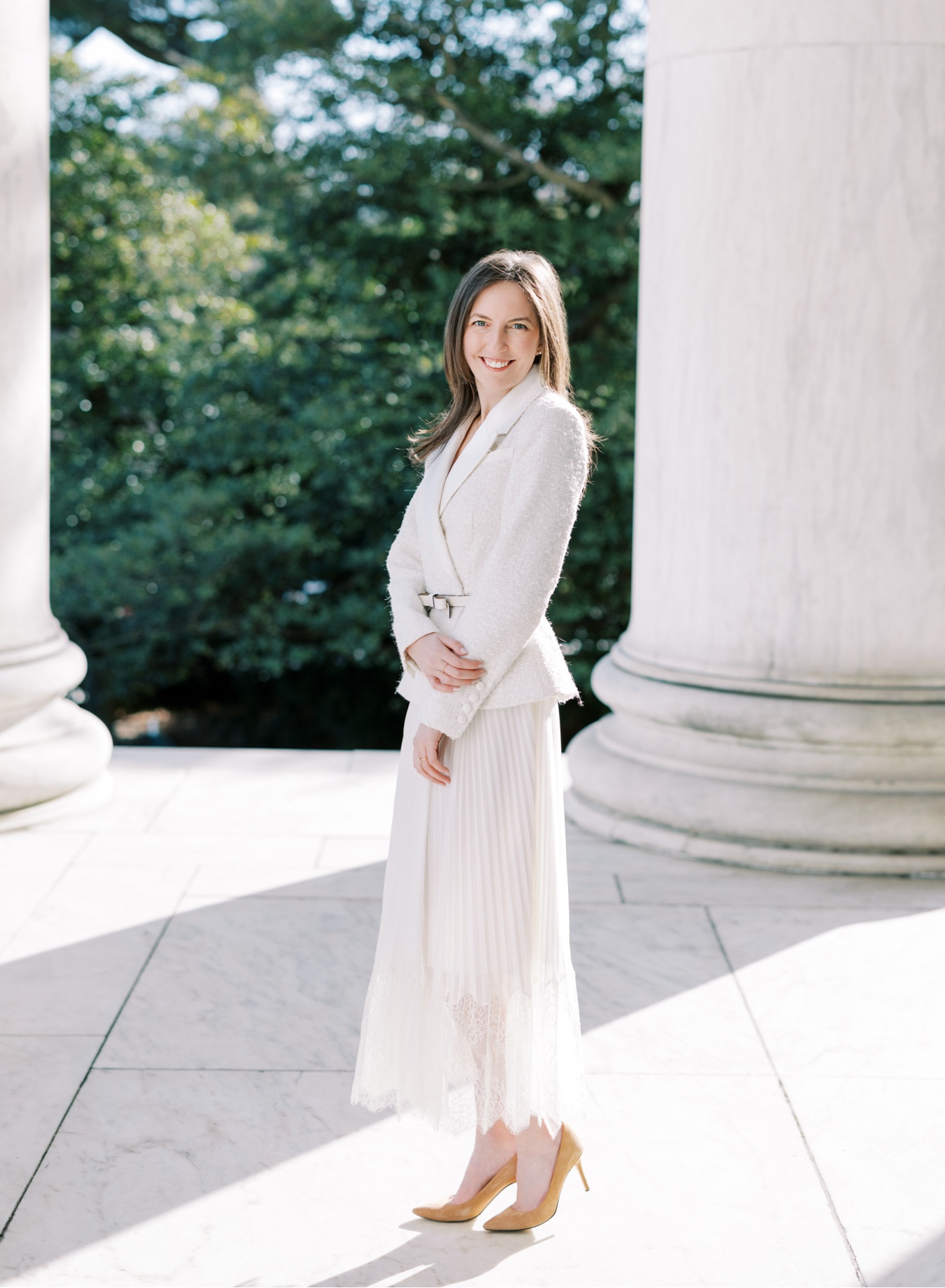 The Self Portrait white dress, designed to look like separates, from my engagement photos (and dreams). Similar styles linked! 

#LTKstyletip #LTKwedding #LTKworkwear