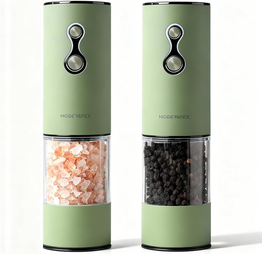 Electric Salt and Pepper Grinder Set USB-C Rechargeable, Dual-Speed Automatic Salt and Pepper Mil... | Amazon (US)