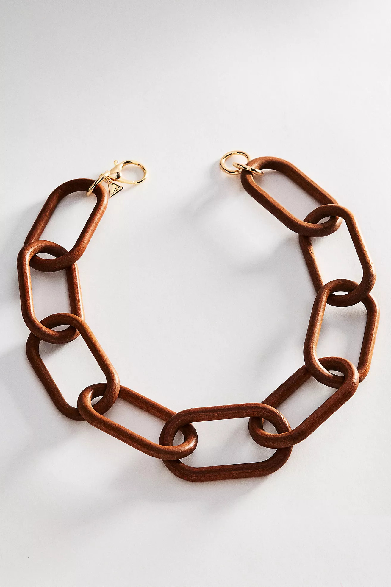 Chunky Wood Chain Necklace | Anthropologie (US)