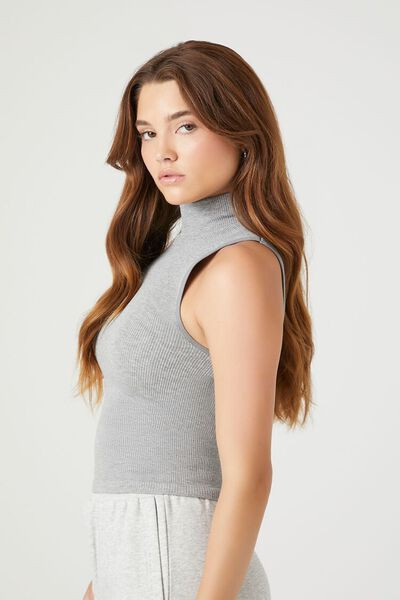 Seamless Sleeveless Turtleneck Top | Forever 21 | Forever 21 (US)