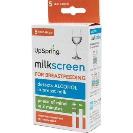 UpSpring Milkscreen Breastfeeding Alcohol Test Strips, 5 Ct | Walmart (US)