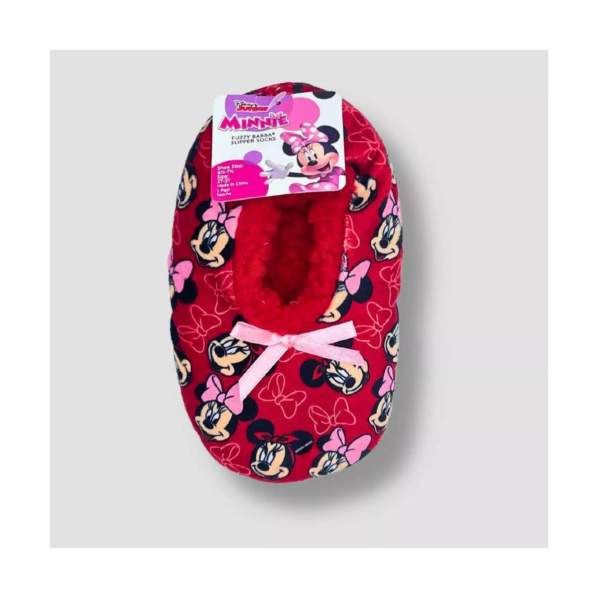 Toddler Girls' Minnie Mouse Ballet Slippers - Red 2T-3T | Target